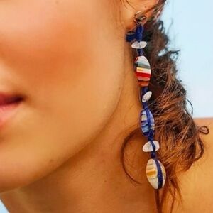 Free People Ariana Ost Voyage Dangle Earrings Multicolor